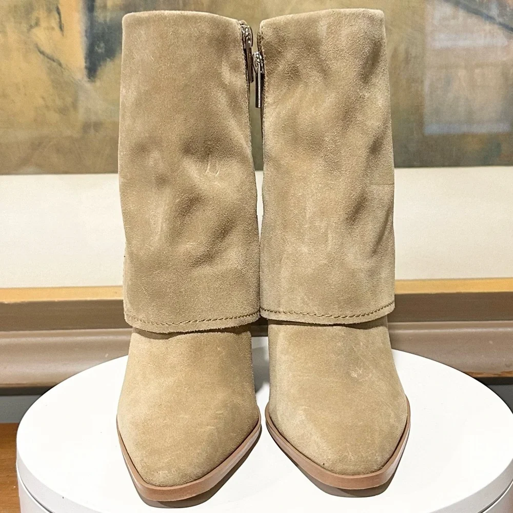 🌸VINCE CAMUTO🌸 Alolison Foldover Boot In Suede Size: 5.5 - Picture 5 of 13